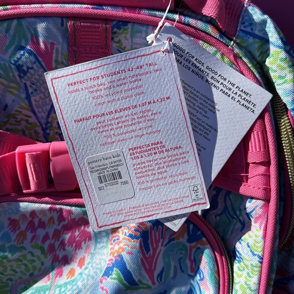 Lily Pulitzer Small Mermaid Bookbag - Picture 2 of 3